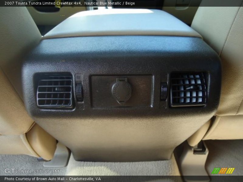 Nautical Blue Metallic / Beige 2007 Toyota Tundra Limited CrewMax 4x4