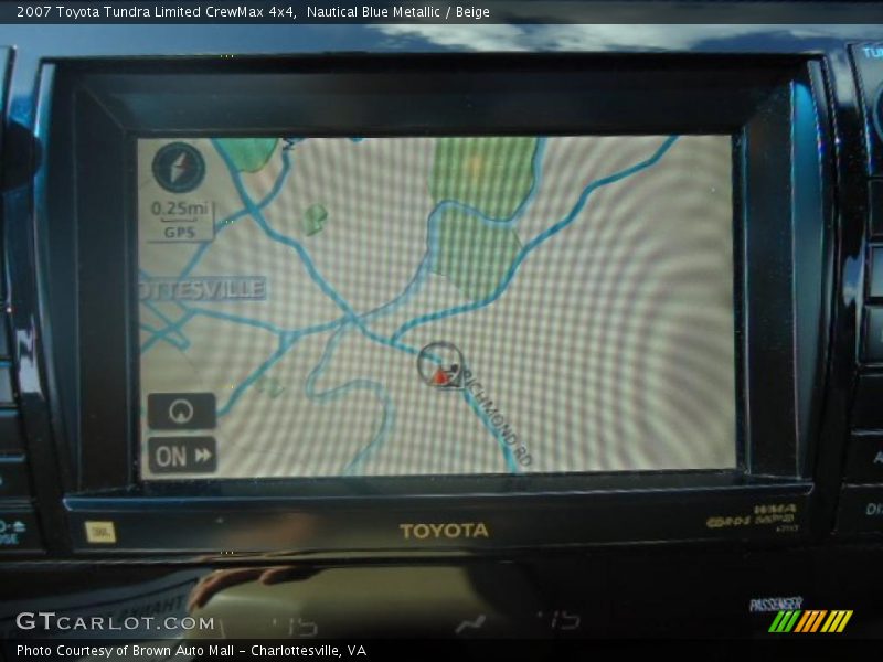 Nautical Blue Metallic / Beige 2007 Toyota Tundra Limited CrewMax 4x4