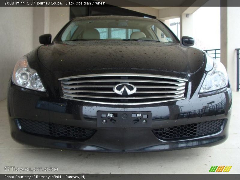 Black Obsidian / Wheat 2008 Infiniti G 37 Journey Coupe