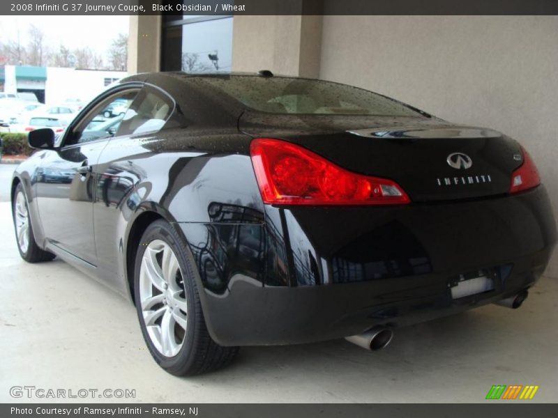 Black Obsidian / Wheat 2008 Infiniti G 37 Journey Coupe