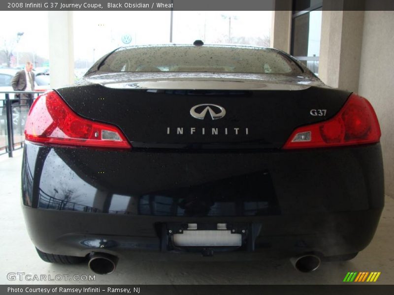 Black Obsidian / Wheat 2008 Infiniti G 37 Journey Coupe