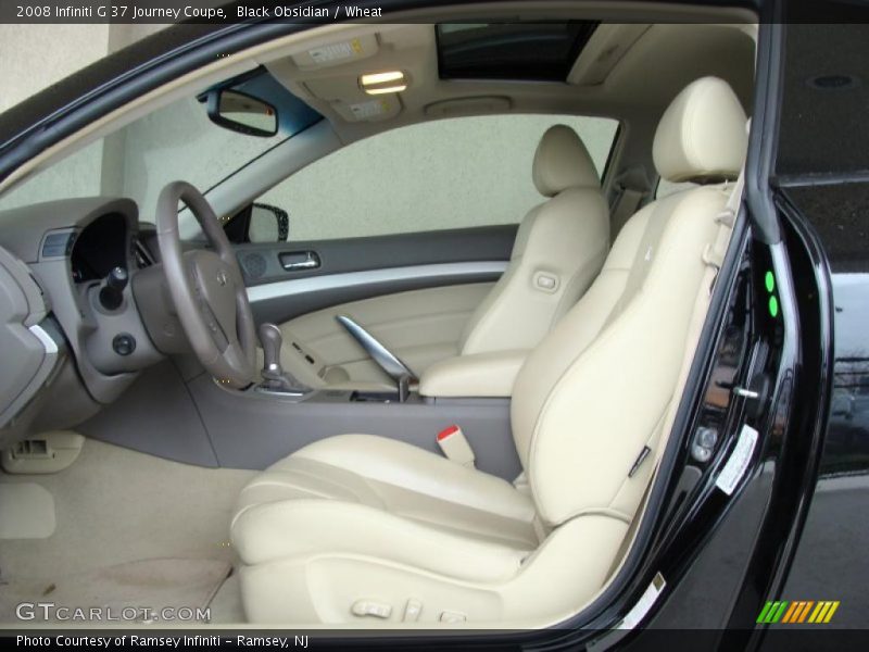  2008 G 37 Journey Coupe Wheat Interior