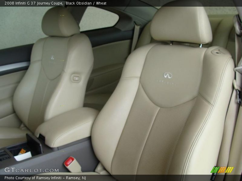 Black Obsidian / Wheat 2008 Infiniti G 37 Journey Coupe