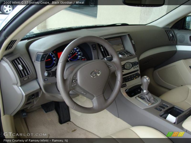 Dashboard of 2008 G 37 Journey Coupe