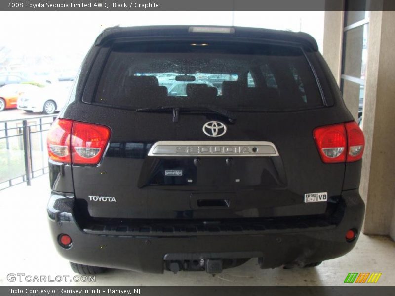 Black / Graphite 2008 Toyota Sequoia Limited 4WD