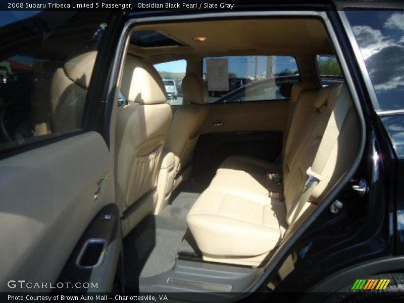 Obsidian Black Pearl / Slate Gray 2008 Subaru Tribeca Limited 5 Passenger