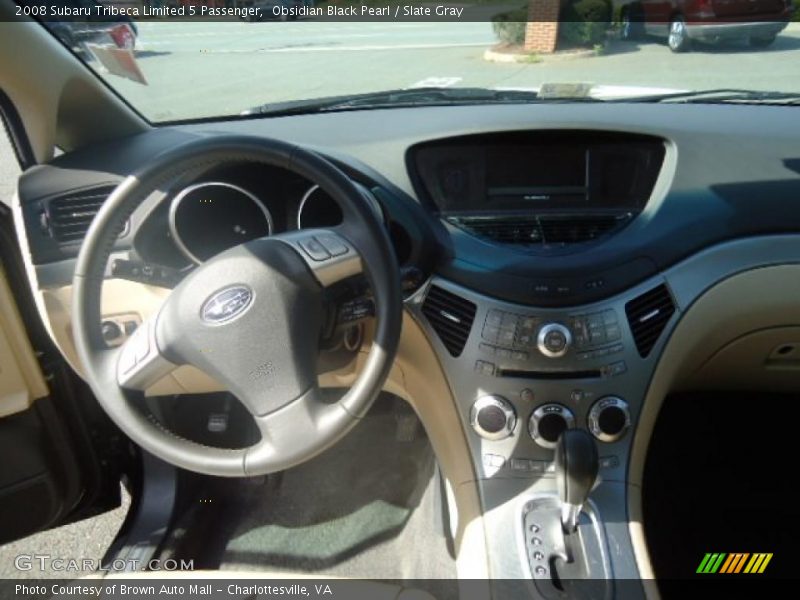 Obsidian Black Pearl / Slate Gray 2008 Subaru Tribeca Limited 5 Passenger