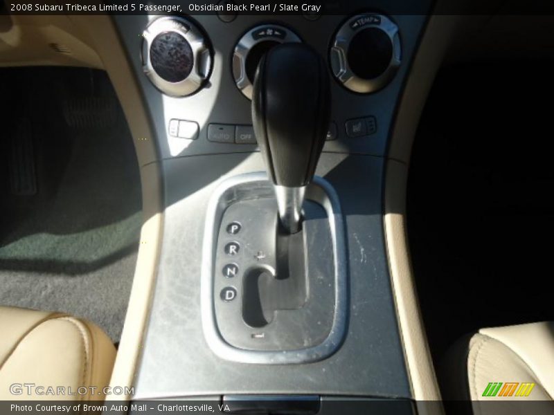 Obsidian Black Pearl / Slate Gray 2008 Subaru Tribeca Limited 5 Passenger