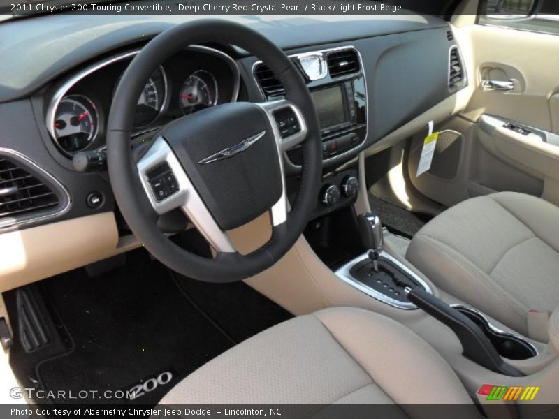 Black/Light Frost Beige Interior - 2011 200 Touring Convertible 