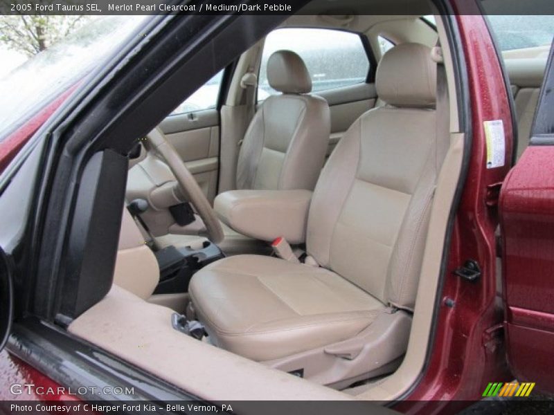 Merlot Pearl Clearcoat / Medium/Dark Pebble 2005 Ford Taurus SEL