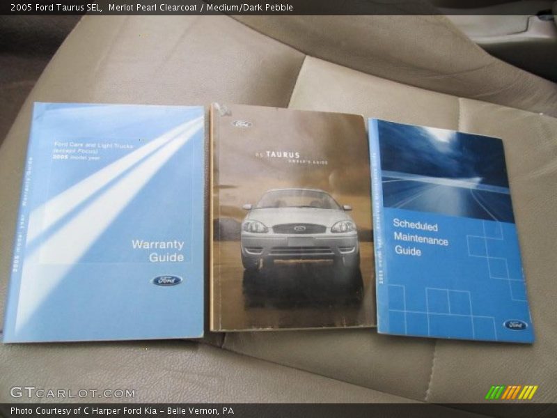 Merlot Pearl Clearcoat / Medium/Dark Pebble 2005 Ford Taurus SEL