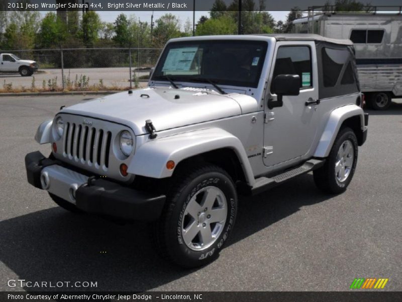 Bright Silver Metallic / Black 2011 Jeep Wrangler Sahara 4x4