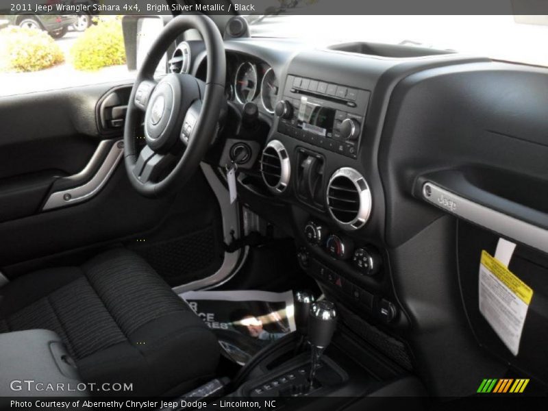 Bright Silver Metallic / Black 2011 Jeep Wrangler Sahara 4x4