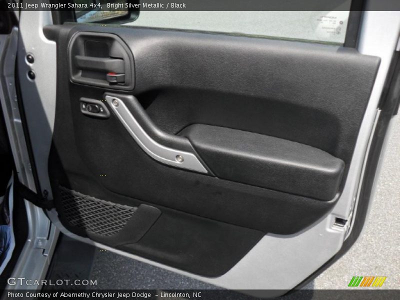 Bright Silver Metallic / Black 2011 Jeep Wrangler Sahara 4x4