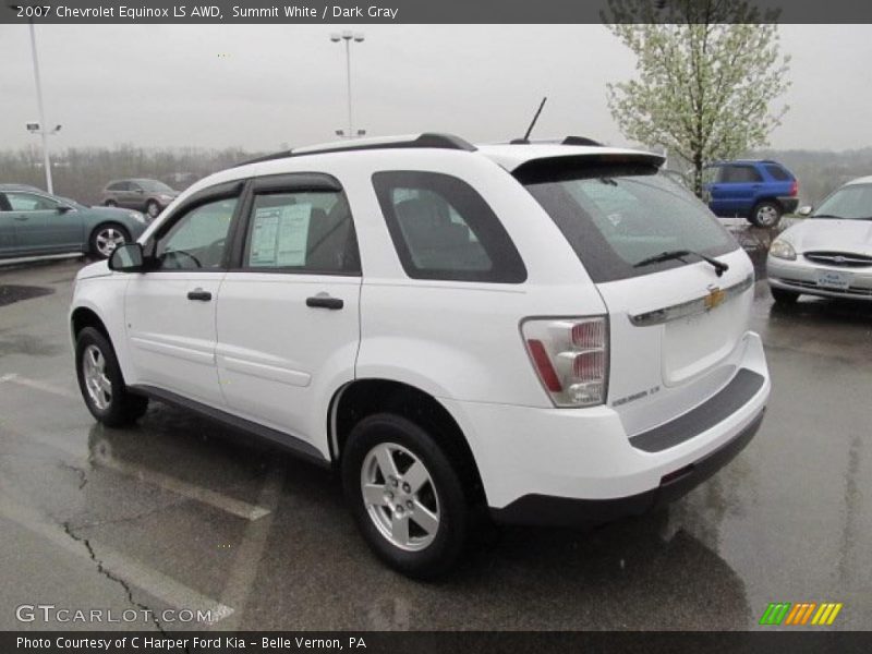 Summit White / Dark Gray 2007 Chevrolet Equinox LS AWD