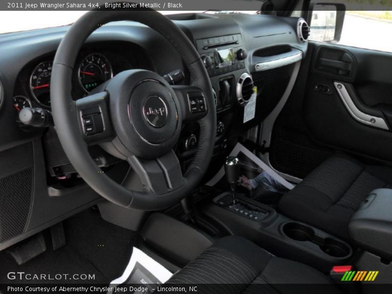 Bright Silver Metallic / Black 2011 Jeep Wrangler Sahara 4x4