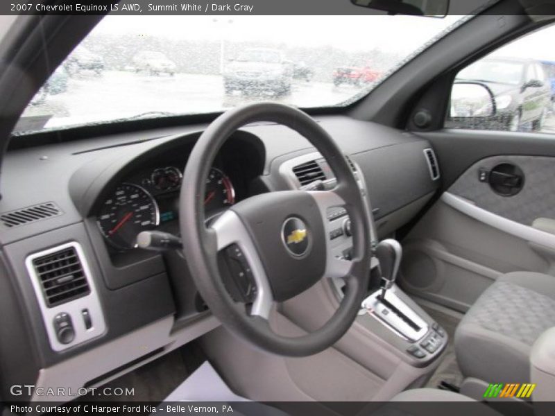 Summit White / Dark Gray 2007 Chevrolet Equinox LS AWD