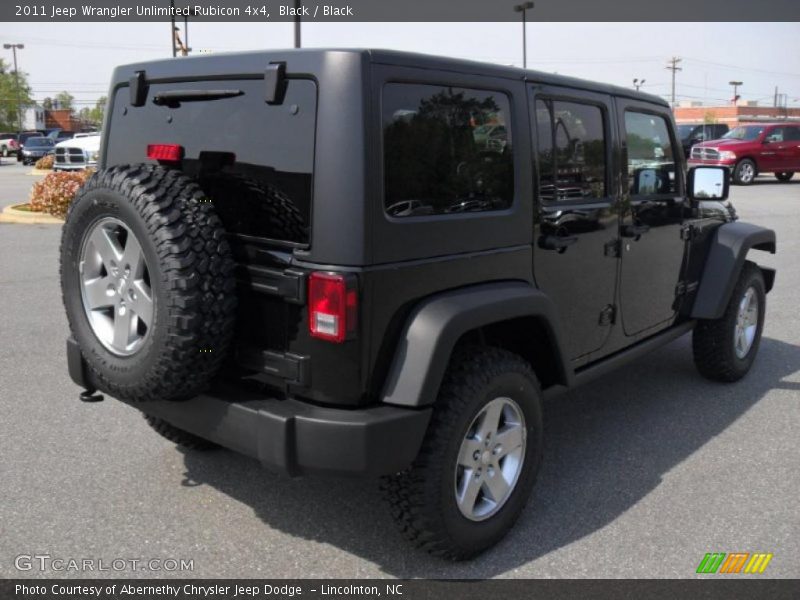 Black / Black 2011 Jeep Wrangler Unlimited Rubicon 4x4