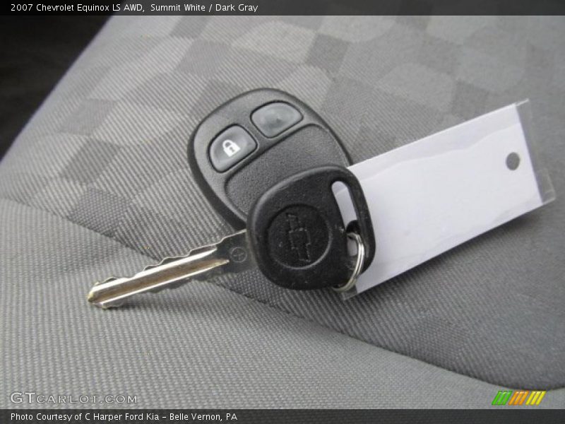 Summit White / Dark Gray 2007 Chevrolet Equinox LS AWD