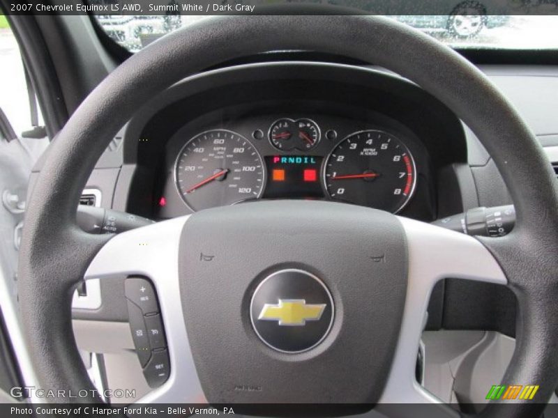 Summit White / Dark Gray 2007 Chevrolet Equinox LS AWD
