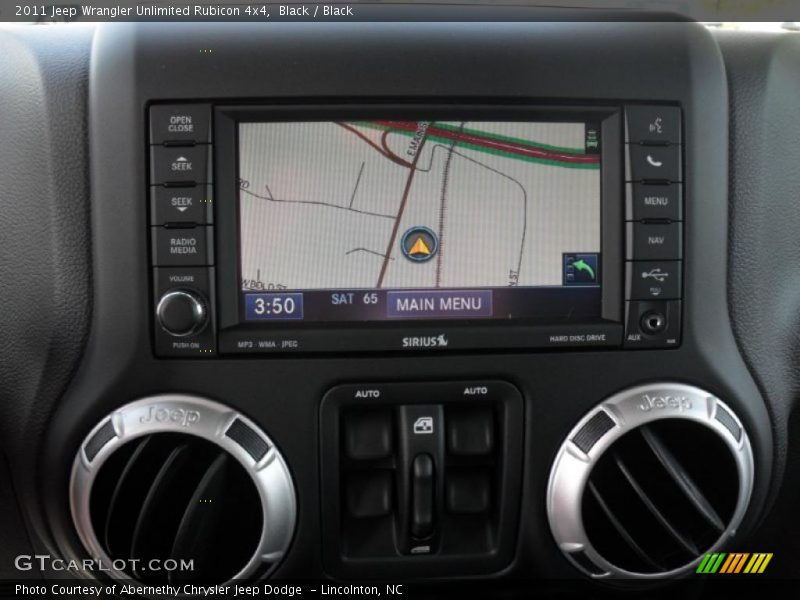 Navigation of 2011 Wrangler Unlimited Rubicon 4x4