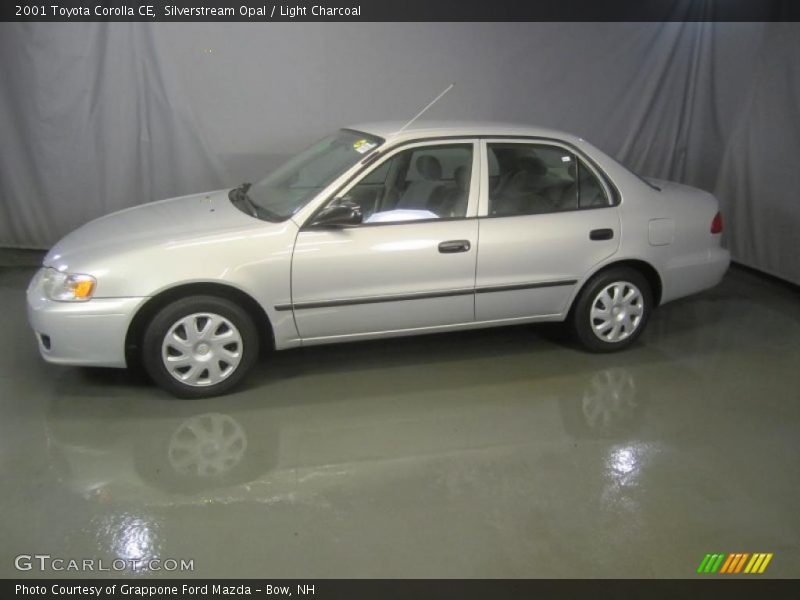Silverstream Opal / Light Charcoal 2001 Toyota Corolla CE