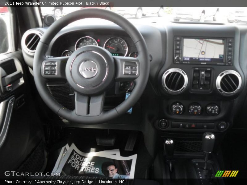 Dashboard of 2011 Wrangler Unlimited Rubicon 4x4
