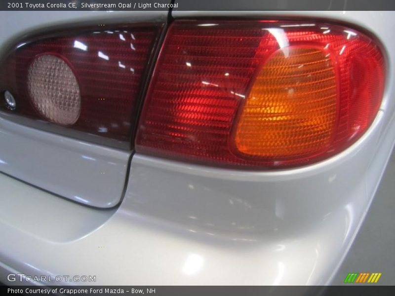 Silverstream Opal / Light Charcoal 2001 Toyota Corolla CE