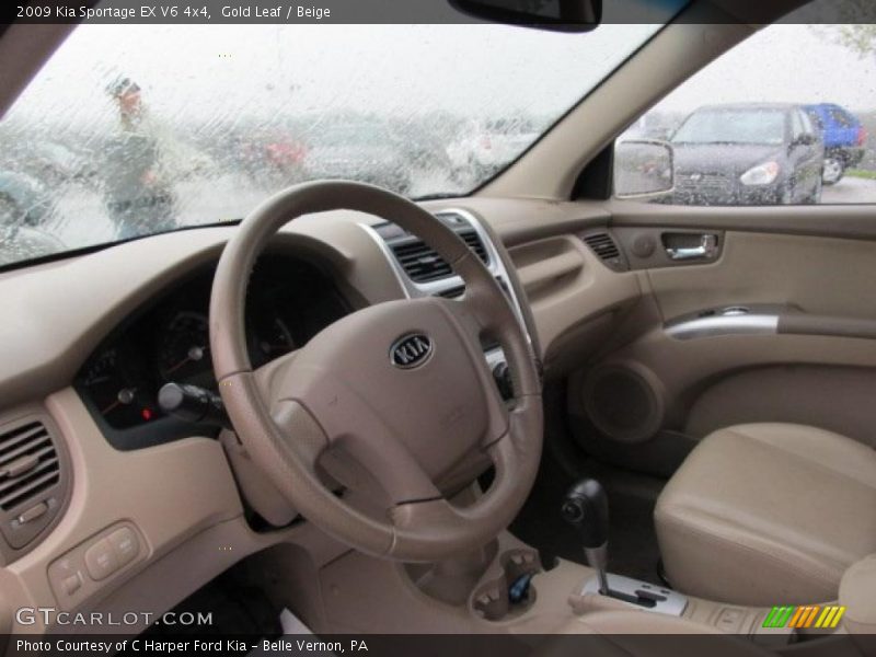 Gold Leaf / Beige 2009 Kia Sportage EX V6 4x4