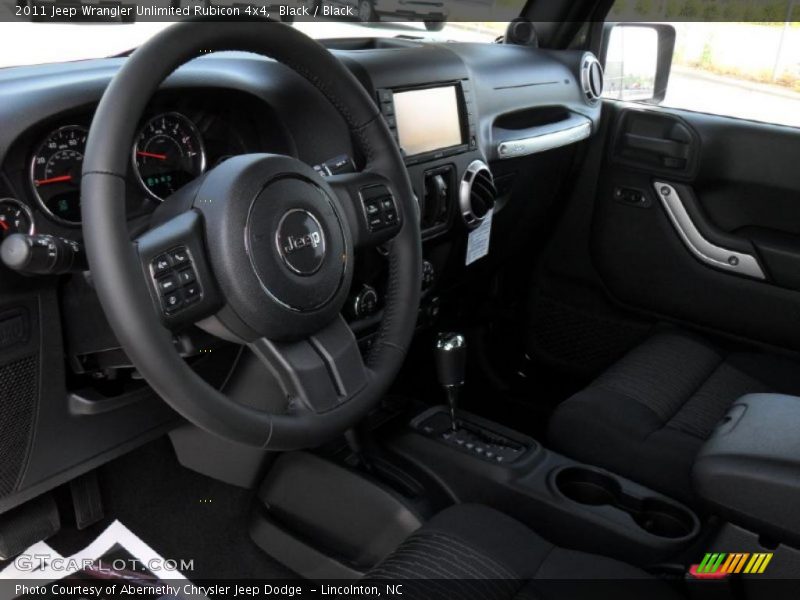 Black / Black 2011 Jeep Wrangler Unlimited Rubicon 4x4