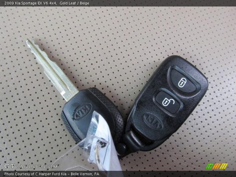 Gold Leaf / Beige 2009 Kia Sportage EX V6 4x4