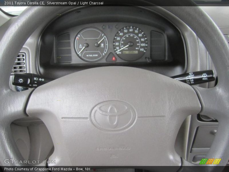 Silverstream Opal / Light Charcoal 2001 Toyota Corolla CE