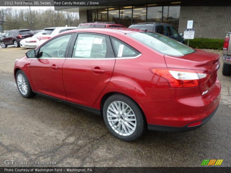  2012 Focus SEL Sedan Red Candy Metallic