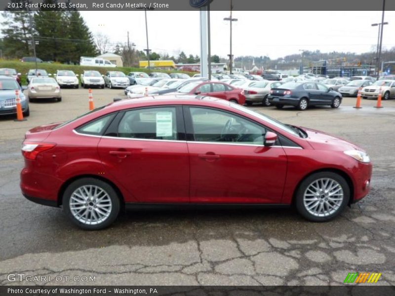  2012 Focus SEL Sedan Red Candy Metallic