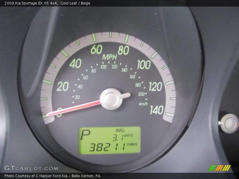 Gold Leaf / Beige 2009 Kia Sportage EX V6 4x4
