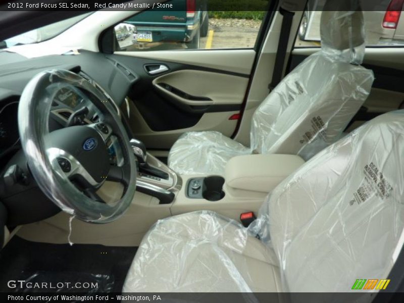  2012 Focus SEL Sedan Stone Interior
