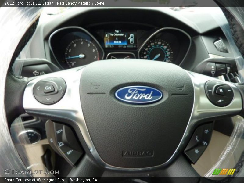 Controls of 2012 Focus SEL Sedan