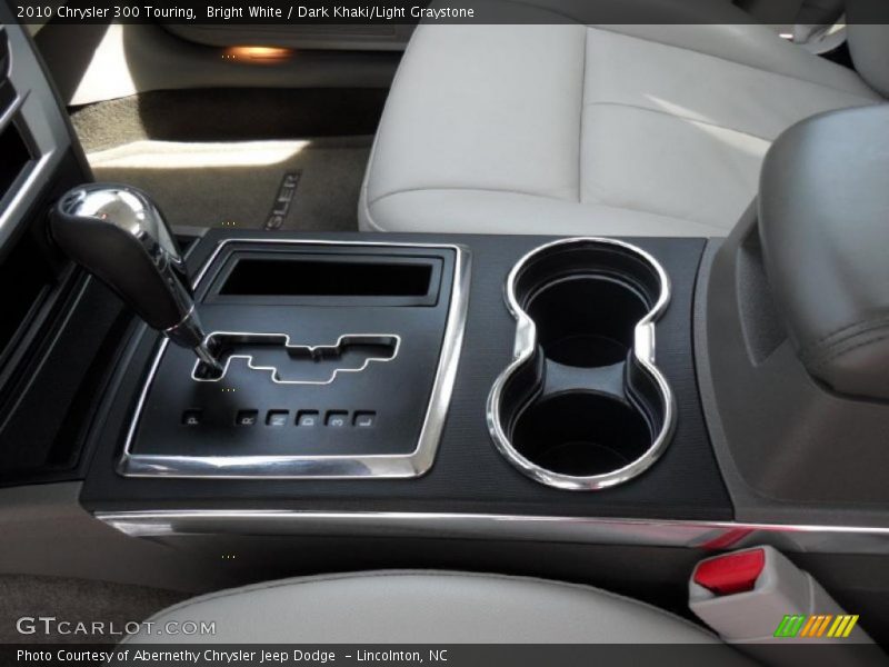 Bright White / Dark Khaki/Light Graystone 2010 Chrysler 300 Touring