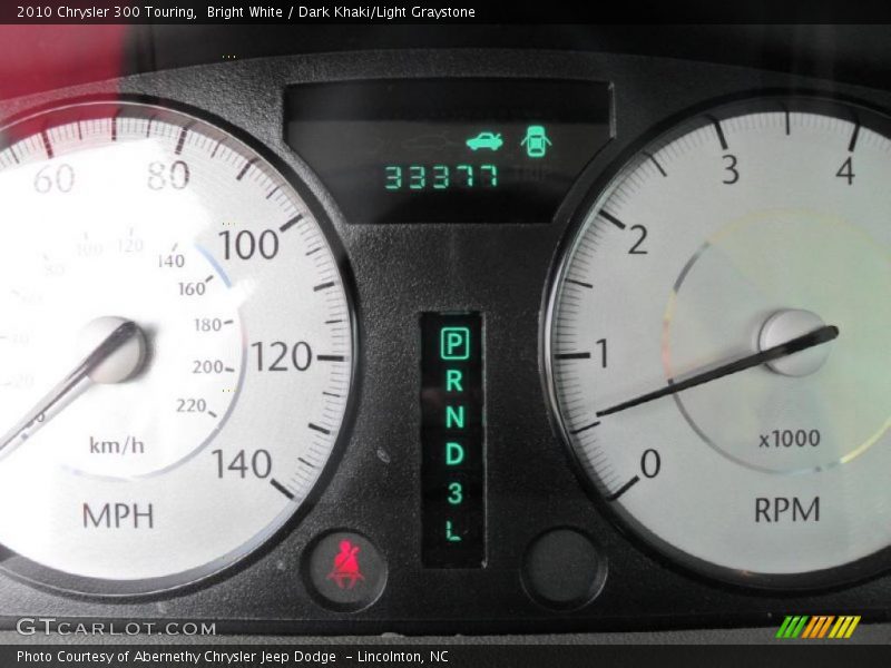 Bright White / Dark Khaki/Light Graystone 2010 Chrysler 300 Touring