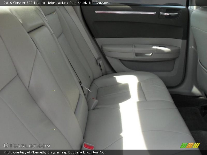Bright White / Dark Khaki/Light Graystone 2010 Chrysler 300 Touring