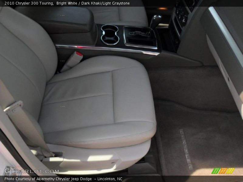 Bright White / Dark Khaki/Light Graystone 2010 Chrysler 300 Touring
