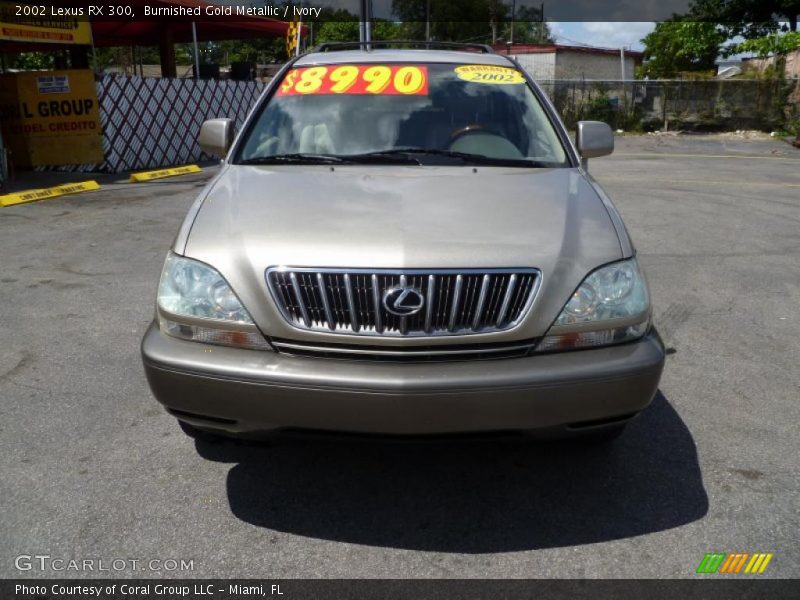 Burnished Gold Metallic / Ivory 2002 Lexus RX 300