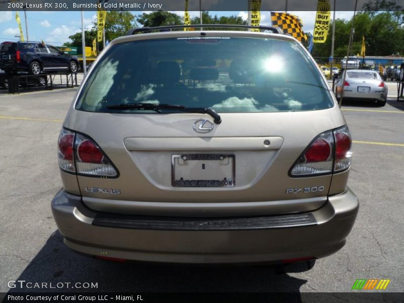 Burnished Gold Metallic / Ivory 2002 Lexus RX 300