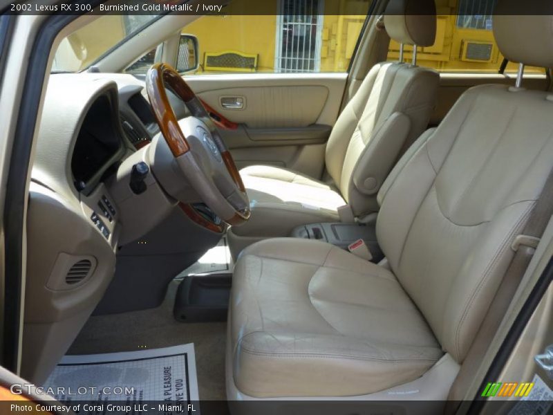 Burnished Gold Metallic / Ivory 2002 Lexus RX 300