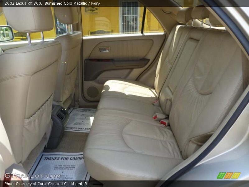 Burnished Gold Metallic / Ivory 2002 Lexus RX 300