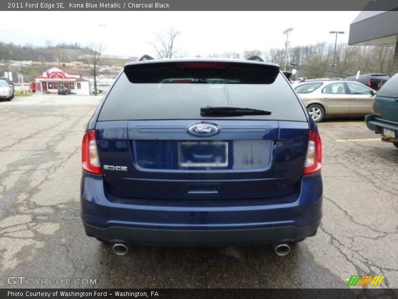 Kona Blue Metallic / Charcoal Black 2011 Ford Edge SE