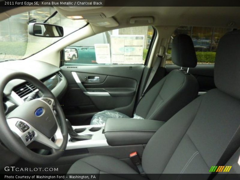 Kona Blue Metallic / Charcoal Black 2011 Ford Edge SE