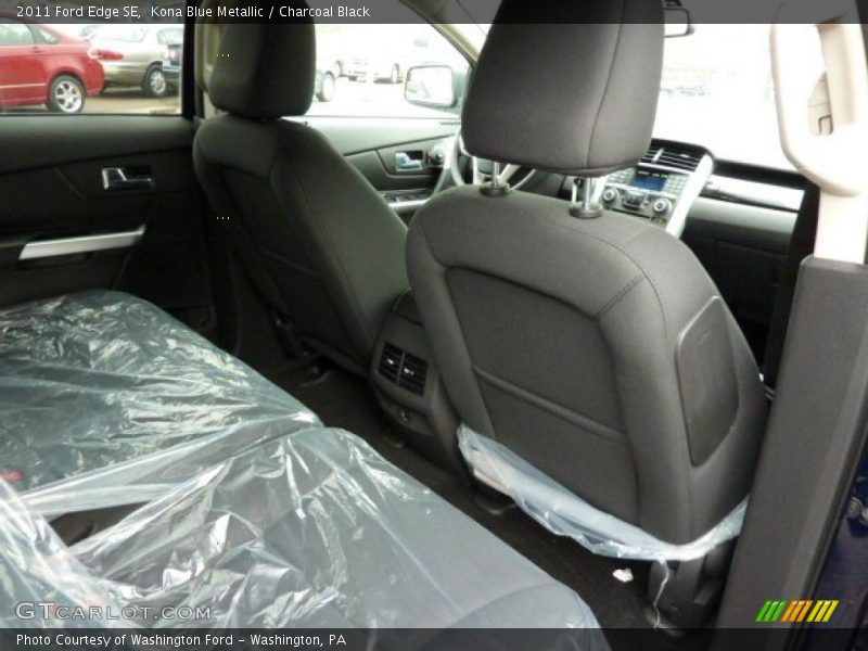 Kona Blue Metallic / Charcoal Black 2011 Ford Edge SE