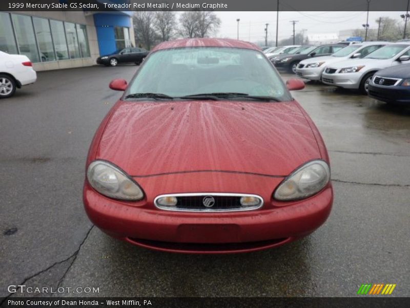 Toreador Red Metallic / Medium Graphite 1999 Mercury Sable GS Sedan