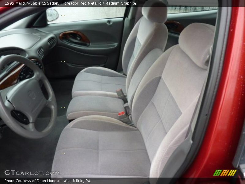Toreador Red Metallic / Medium Graphite 1999 Mercury Sable GS Sedan